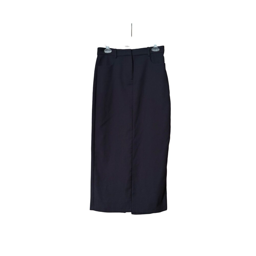 Abercrombie & Fitch Black Midi Pencil Skirt